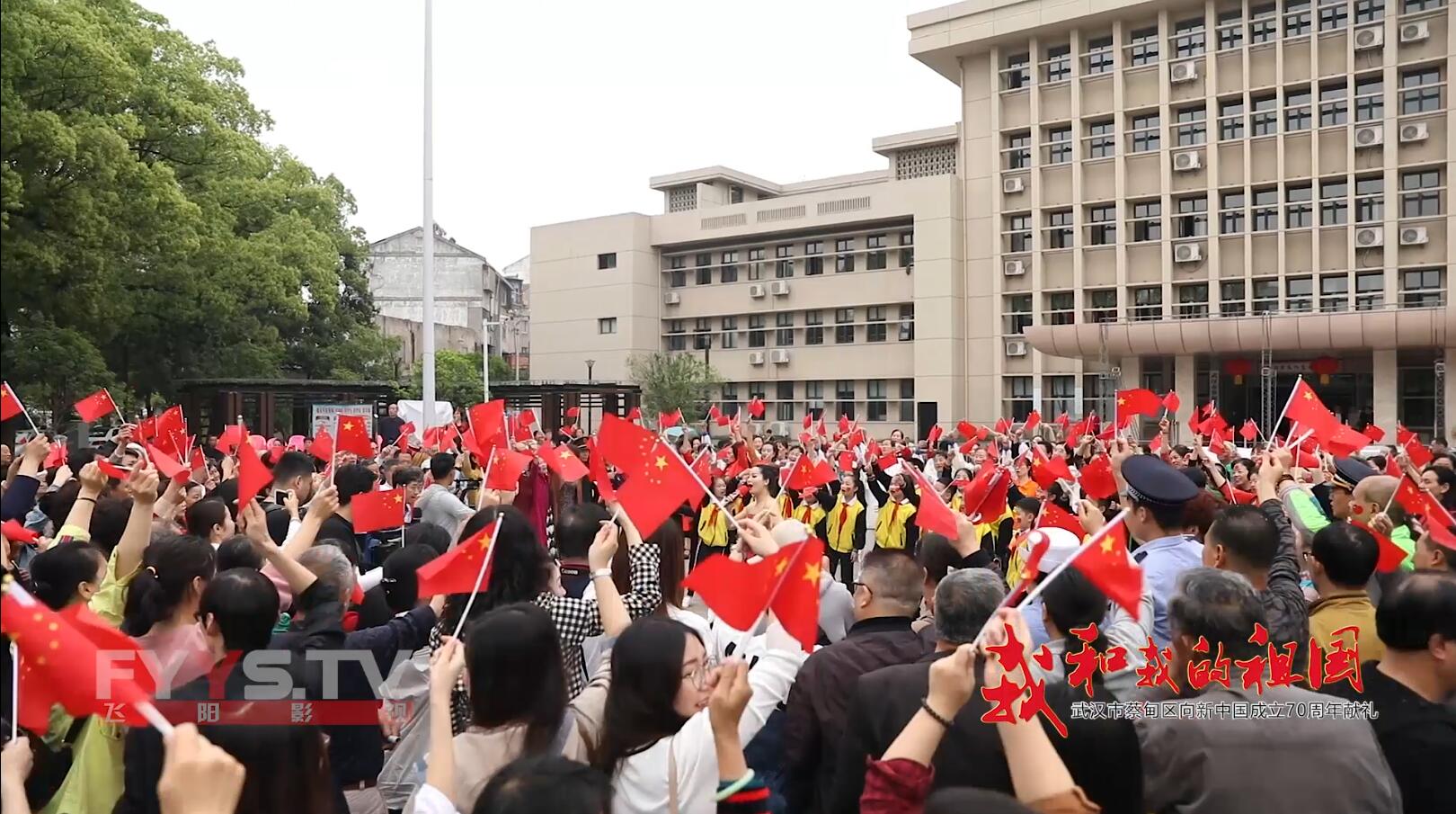 武汉市蔡甸区《我和我的祖国》快闪